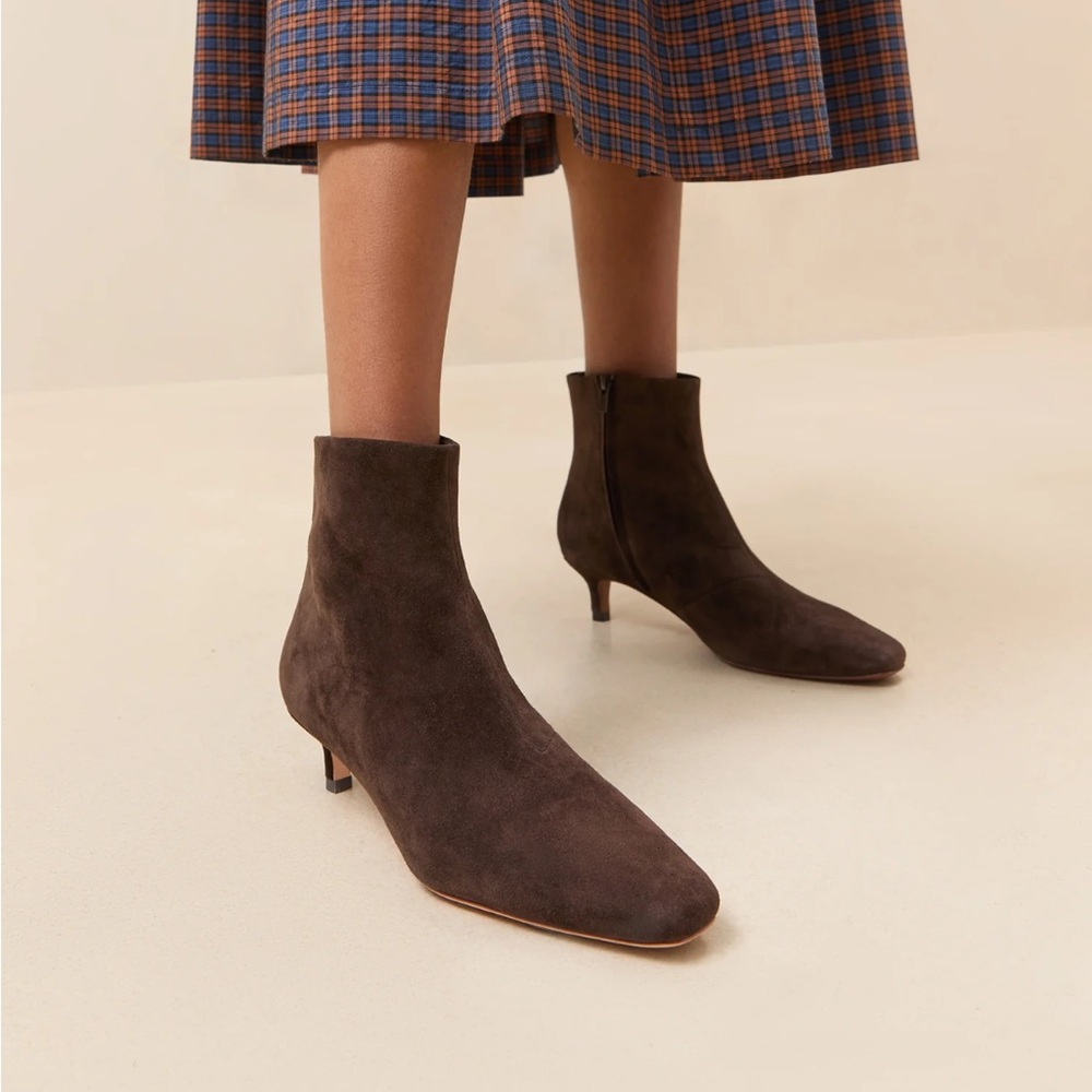 Loeffler Randall | Marcella Brown Suede Ankle Boot